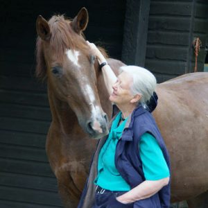Sally Mitchell and horse